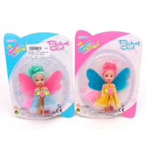 Кукла 29002 фея, 10см, з крилами, сумочка, мікс кольорів
