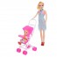 Кукла BabyToys 333-54 25см с коляской для девочки