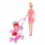 Кукла BabyToys 339-1 27см з дочкою і коляскою Кукла BabyToys 339-1 27см з дочкою і коляскою