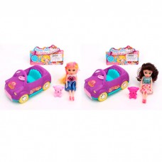 Кукла BabyToys 600-77-79 с машиной и мишкой, набор Кукла BabyToys 600-77-79 с машиной и мишкой, набор