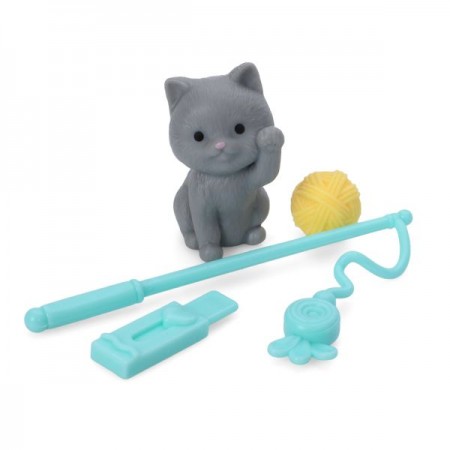 Кукла BabyToys 606005 13см с котом и аксессуарами Кукла BabyToys 606005 13см с котом и аксессуарами