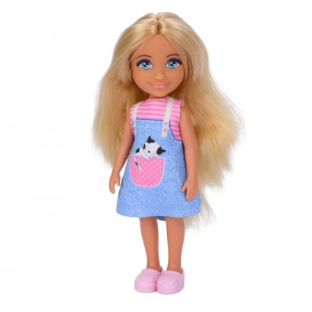 Кукла BabyToys 606005 13см с котом и аксессуарами Кукла BabyToys 606005 13см с котом и аксессуарами