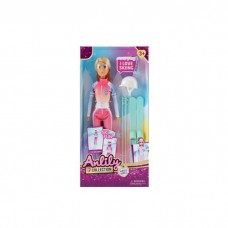 Шарнірна лялька BabyToys 616006 лижниця 30см з аксесуарами