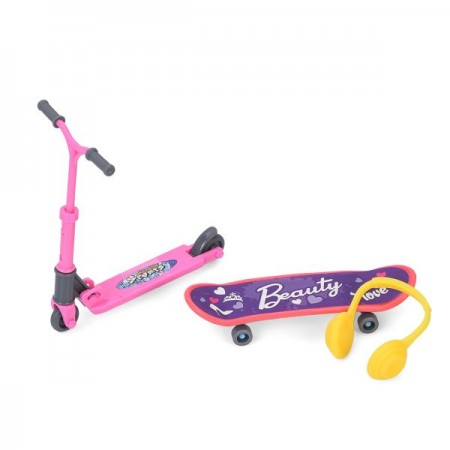 Шарнірна лялька BabyToys 618-05 15см зі скейтом Шарнірна лялька BabyToys 618-05 15см зі скейтом