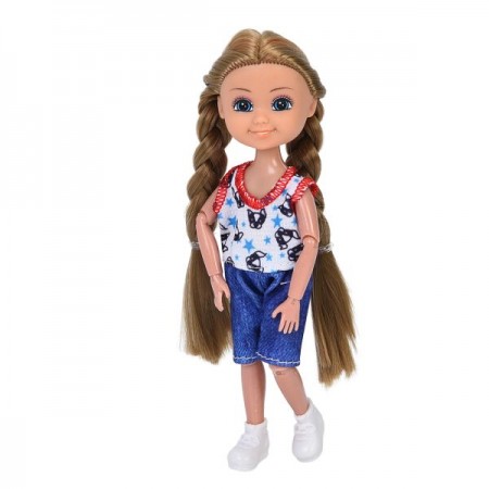 Шарнірна лялька BabyToys 618-05 15см зі скейтом Шарнірна лялька BabyToys 618-05 15см зі скейтом