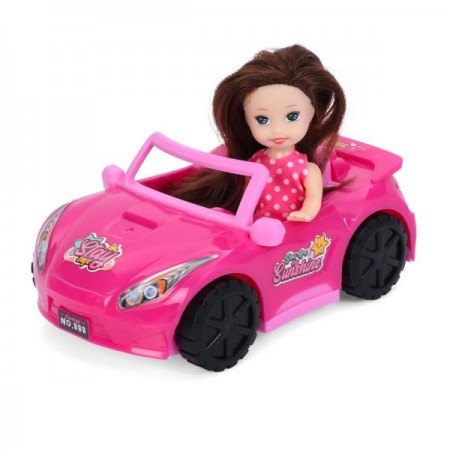 Кукла с машинкой BabyToys 9045-18-19 и собакой, 11 см Кукла с машинкой BabyToys 9045-18-19 и собакой, 11 см