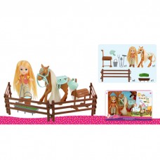 Шарнірна лялька BabyToys 92013-A 13 см для дівчинки