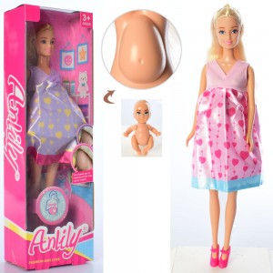 Кукла 99222 беременная, 30 см, пупс