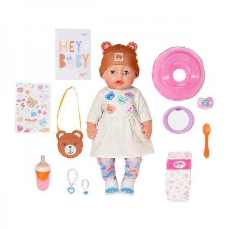 Кукла Baby Born Эмма-Тедди 43 см с аксессуарами Кукла Baby Born Эмма-Тедди 43 см с аксессуарами