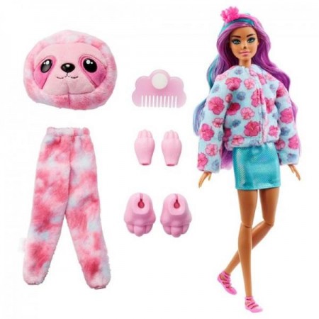 Кукла Barbie Cutie Reveal Милый ленивец 29 см HJL59 Кукла Barbie Cutie Reveal Милый ленивец 29 см HJL59
