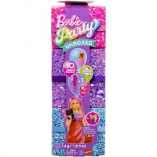Кукла Barbie "Party Unboxed" серии "Бьюти-вечеринка" в розово-красных тонах Кукла Barbie "Party Unboxed" серии "Бьюти-вечеринка" в розово-красных тонах