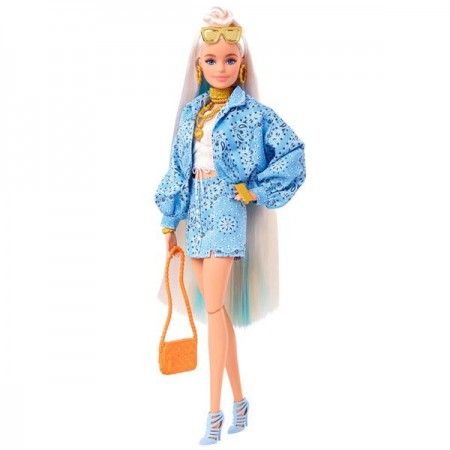 Кукла Barbie Экстра Блондинка с пучком на распущенных волосах 29 см HHN08 Кукла Barbie Экстра Блондинка с пучком на распущенных волосах 29 см HHN08