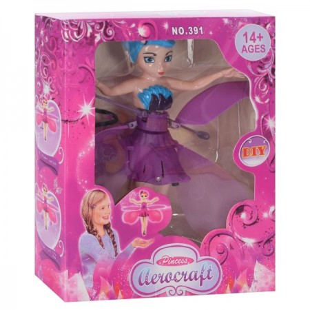 Летающая кукла BabyToys CY391 с сенсором и светом 19см Летающая кукла BabyToys CY391 с сенсором и светом 19см