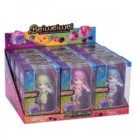 Шарнирная кукла BabyToys FD0526 13см, 12 штук Шарнирная кукла BabyToys FD0526 13см, 12 штук
