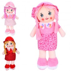 М'яка лялька BabyToys 38см, для дівчинки, 3 кольори М'яка лялька BabyToys 38см, для дівчинки, 3 кольори