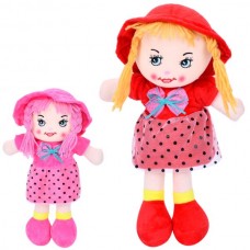 М'яконабивна лялька BabyToys 36см для дівчинки 3 кольори М'яконабивна лялька BabyToys 36см для дівчинки 3 кольори
