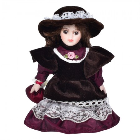 Фарфоровая кукла BabyToys HC08171 21см с подставкой Фарфоровая кукла BabyToys HC08171 21см с подставкой