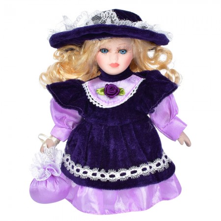 Фарфоровая кукла BabyToys HC08171 21см с подставкой Фарфоровая кукла BabyToys HC08171 21см с подставкой