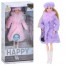 Шарнирная кукла BabyToys HX888D-1 30см с сумкой