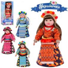 Кукла M 5085 I UA Украиночка,мяконабивная 47cм,муз(укр.песня),4виды,бат(таб), розобр.кор
