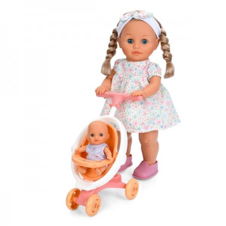 Интерактивная кукла BabyToys M 6194 Даша 40см с музыкой и коляской Интерактивная кукла BabyToys M 6194 Даша 40см с музыкой и коляской