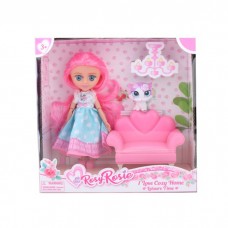 Шарнірна лялька BabyToys RR036 16 см, кіт з диваном