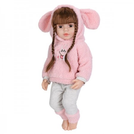 Кукла BabyToys TDQM-28-35B 57см с подгузником и бутылочкой