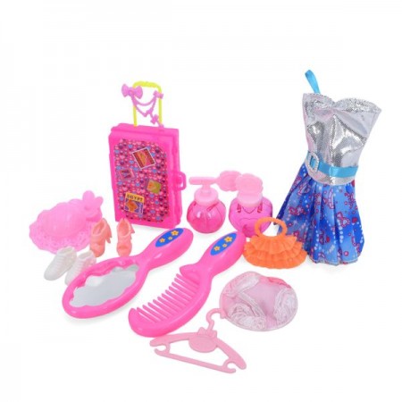 Кукла с нарядами BabyToys 31см шкаф и сумка Кукла с нарядами BabyToys 31см шкаф и сумка