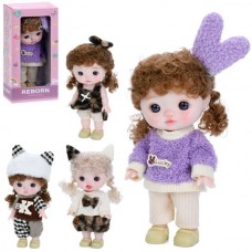 Кукла пластиковая BabyToys 21см четыре вида для девочек
