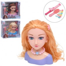 Манекен для причесок BabyToys 1379 с расческой и плойкой
