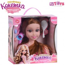 Манекен для причесок BabyToys B229-F с набором парикмахера 21см