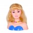 Кукла голова для причесок BM3319-3B 19см, расческа, 2 цвета, в кор-ке