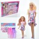 Кукла с нарядами DEFA 8447 29см, донька 22см, сукні 8 шт, аксесуари, 2 види