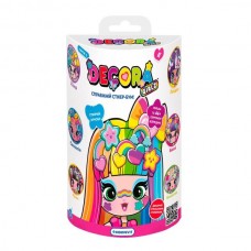 Кукла-сюрприз Decora Girlz Разноцветный сюрприз наклейками D1000 Кукла-сюрприз Decora Girlz Разноцветный сюрприз наклейками D1000