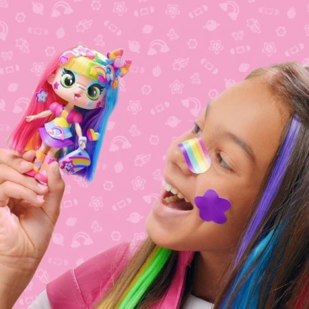 Лялька-сюрприз Decora Girlz Різнокольоровий сюрприз наліпками D1000 Лялька-сюрприз Decora Girlz Різнокольоровий сюрприз наліпками D1000