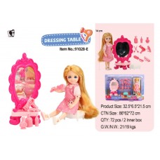 Кукла BabyToys 91028-E 14см с набором аксессуаров