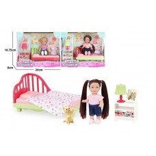Кукла BabyToys 3818 с аксессуарами и подвижными конечностями