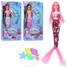 Кукла русалка BabyToys HS-386 30см с раковинами микс