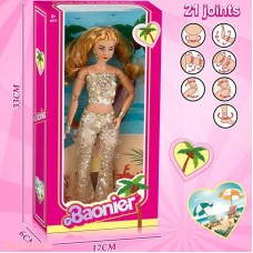 Кукла BabyToys JJ 8764-5 30 см с аксессуарами и шарнирами Кукла BabyToys JJ 8764-5 30 см с аксессуарами и шарнирами