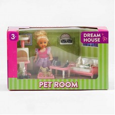 Лялька BabyToys K 899-132 з кімнатою та аксесуарами