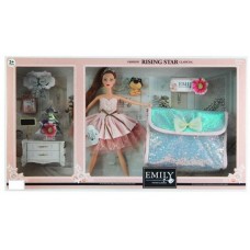 Лялька для дівчинки BabyToys QJ 096, 30 см, із сумочкою