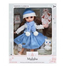 Кукла BabyToys QJ 120 A 30 см с шарфом и шапкой Кукла BabyToys QJ 120 A 30 см с шарфом и шапкой