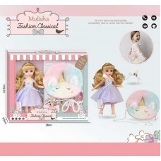 Лялька BabyToys QJ 140 з сумочкою та обручем для дівчинки