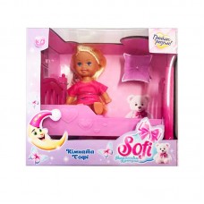 Кукла Sofi 38369 с кроватью пластиковая 11 см Кукла Sofi 38369 с кроватью пластиковая 11 см