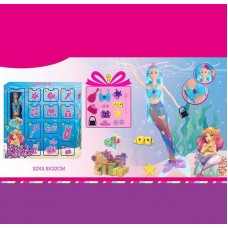 Лялька русалка BabyToys WG 185 пластикова в коробці