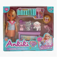Лялька BabyToys 606010 з аксесуарами ветеринарна клініка 13,5 см