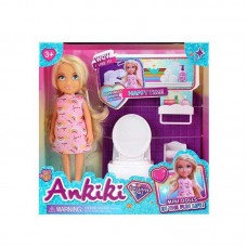 Кукла BabyToys 606031 с аксесуарами, прошитые волосы