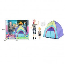 Куклы BabyToys ST 5616-3 с аксессуарами и палаткой, 2 шт