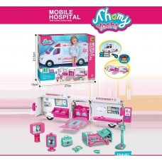 Кукла с машиной скорой помощи BabyToys 9045-13, трансформер