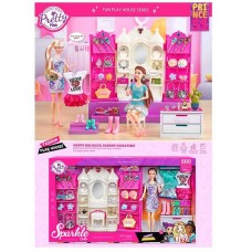 Кукла BabyToys 7025 с мебелью и аксессуарами, 30 см Кукла BabyToys 7025 с мебелью и аксессуарами, 30 см